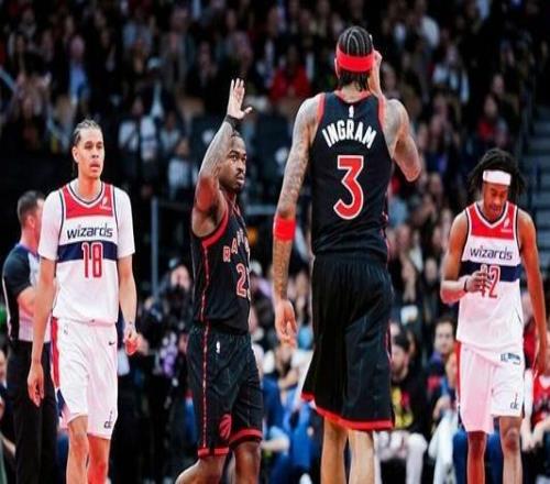 猛龍四人得分20+主場30分大勝奇才