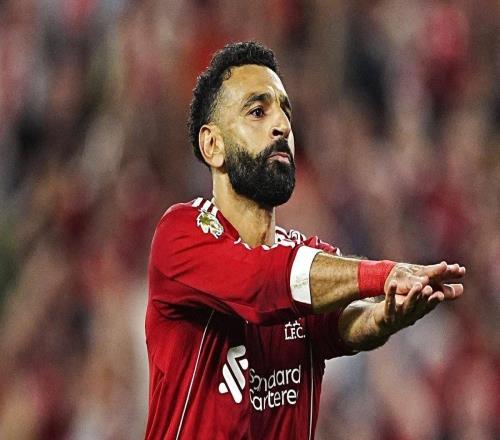 9球6助攻，薩拉赫是英超對曼城參與進球最多的球員