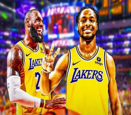 詹姆斯復(fù)出后續(xù)：湖人官宣布朗尼本季首次被下放此前父子顛倒