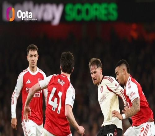 紅軍英超客戰(zhàn)槍手下半場對方半場傳球207次，為近5個賽季最多