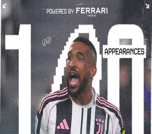 對陣萊切首發(fā)出場(chǎng)，布雷默迎來(lái)尤文生涯百場(chǎng)里程碑