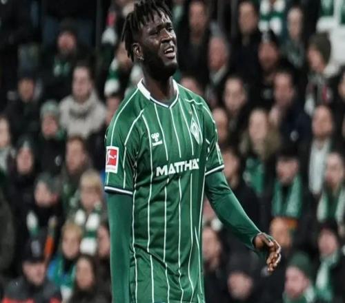 官方：不萊梅前鋒博尼費斯將接受膝關(guān)節(jié)手術(shù)，賽季報銷