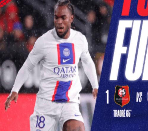 法甲姆巴佩失單刀巴黎01負雷恩3分優(yōu)勢領(lǐng)跑