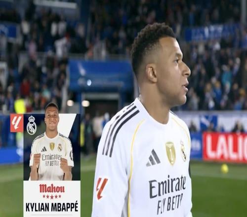 首開記錄，姆巴佩當選阿拉維斯vs皇馬全場最佳球員