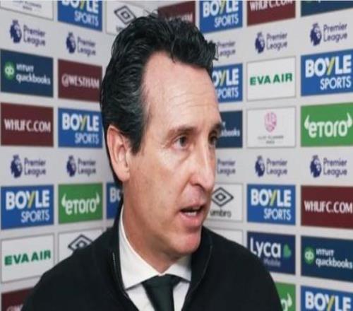 埃梅里：大馬丁受傷了，希望他能在對(duì)陣曼聯(lián)前回歸訓(xùn)練