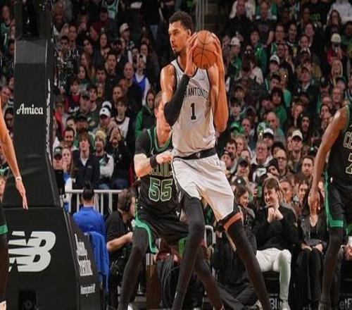 文班?？怂垢?1分馬刺客場勝凱爾特人