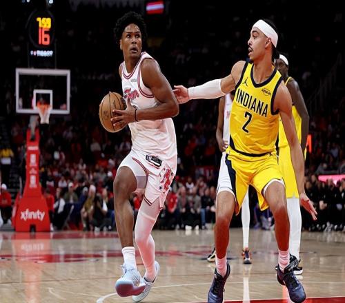 面對弱旅步行者又打出了全能表現(xiàn)，但火箭后場新星的問題依然明顯