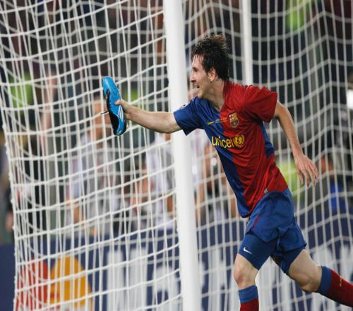 梅西要擁有新球鞋！靈感來自2009年歐冠擊敗C羅奪冠！