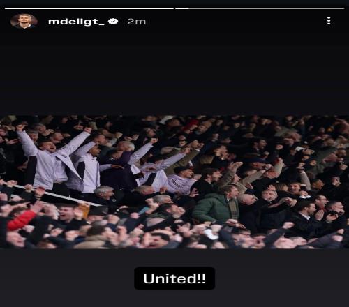 德里赫特下周復(fù)出，恐缺席曼聯(lián)戰(zhàn)阿森納！謝什科無緣德比原因曝光