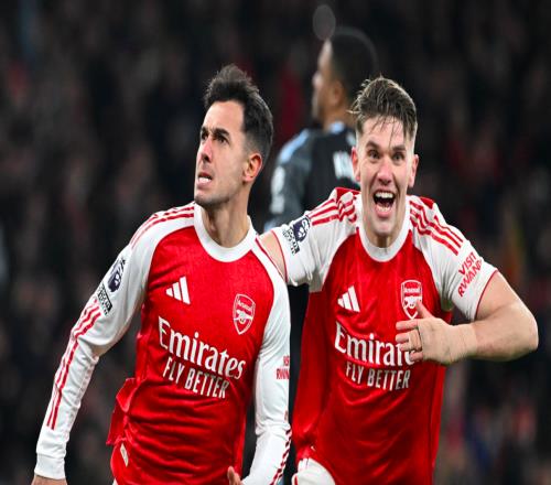 41終結維拉11連勝！阿森納5分領跑鎖定半程冠軍特羅薩德傳射