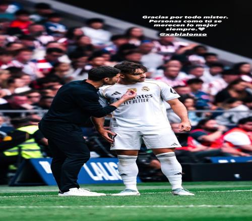 阿森西奧告別阿隆索：感謝你的一切，你永遠(yuǎn)值得擁有最好的