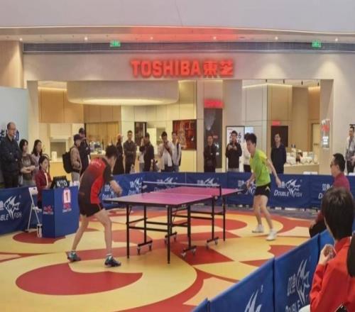 乒乓球嘉年華走進(jìn)深圳商圈點(diǎn)燃全民健身熱情
