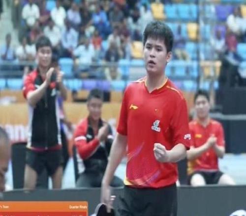 乒乓球亚锦赛男团:中国队31战胜伊朗队,晋级四强