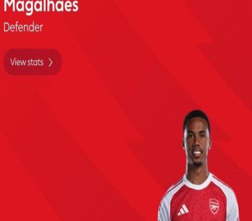 后防核心，加布里埃爾當(dāng)選森林vs阿森納全場(chǎng)最佳球員