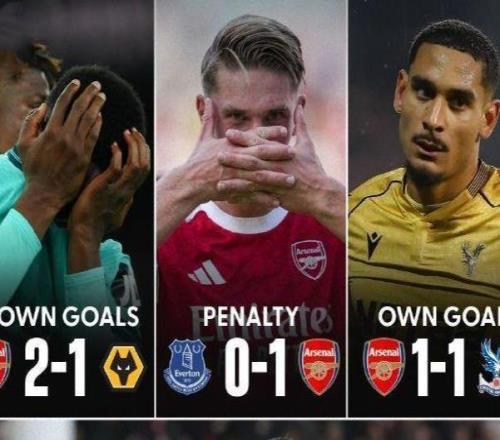 烏龍依賴癥！阿森納54腳射門0運(yùn)動戰(zhàn)進(jìn)球，爭冠之路已經(jīng)敲響警鐘