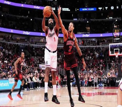 終結(jié)6連勝！哈登24+5+6快船狂輸公牛28分被轟25記三分