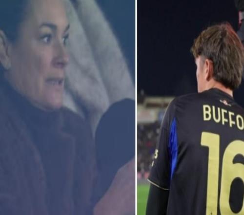 布馮兒子替補出場對陣尤文，他媽媽在看臺上拍攝記錄了這一刻