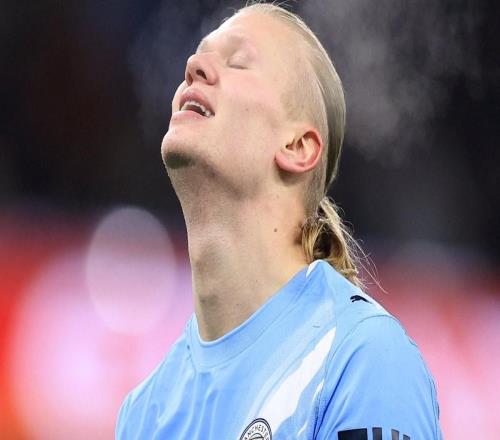 哈蘭德已連續(xù)7場沒非點球進球，為五大聯(lián)賽生涯最長