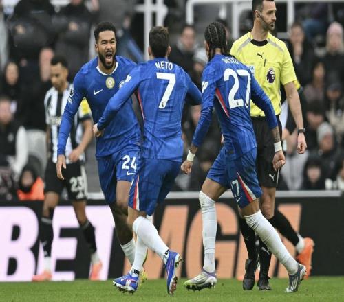 英超積分榜，切爾西22翻車，7輪僅1勝，紐卡31升第十，槍手41