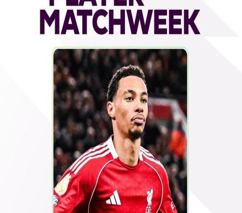 梅開二度，?；倏水?dāng)選英超第16輪最佳球員