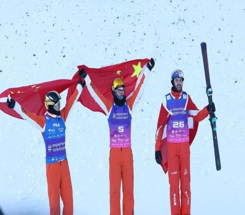 空中技巧世界杯崇禮站，女隊(duì)包攬金銀銅，男隊(duì)斬獲冠亞軍