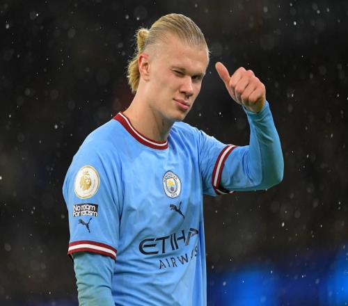 英超百球時速榜，哈蘭德身前僅剩一人