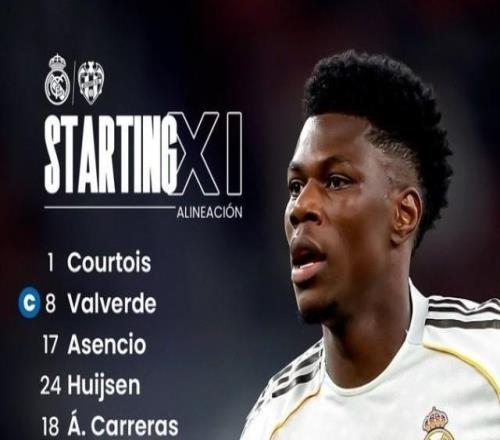 皇馬首發(fā)：姆巴佩、維尼修斯出戰(zhàn)