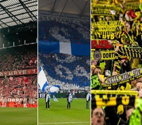 德國球隊本賽季場均上座人數(shù)：多特8.1萬人第1，拜仁7.5萬第2