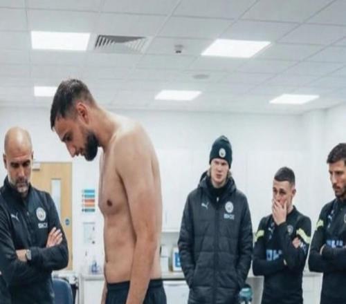 多納魯馬曬稱重照片，哈蘭德打趣他：現(xiàn)在可以放心去吃烤肉了