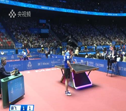 樊振東41戰勝薛飛，順利晉級全運會(huì )男單八強