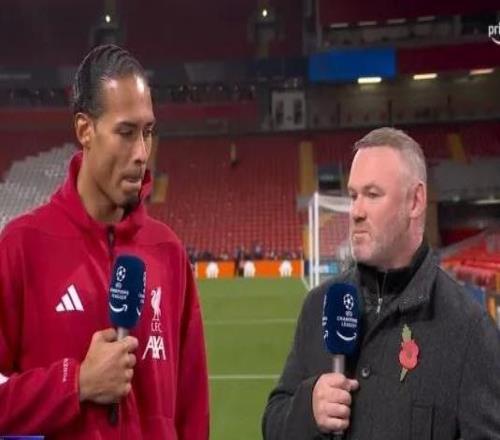 魯尼：當(dāng)范戴克處于最佳狀態(tài)時(shí)，他是世界上最好的后衛(wèi)之一