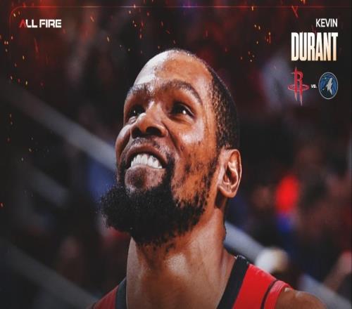 近八戰(zhàn)場均29.5+7！37歲KD創(chuàng)6紀(jì)錄超詹皇燃盡了休媒：最偉大之一