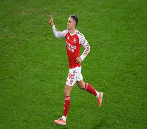 10射9傳，特羅薩德是阿森納隊內(nèi)2025年英超射手王+助攻王