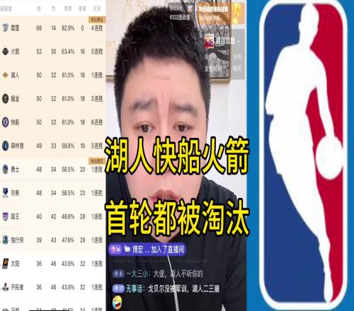 全奶死了！大史季后赛前：湖船火全部首轮游不可能！做梦！