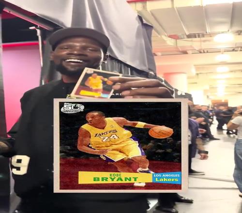 杜兰特开球星卡盲盒最后一张抽出科比瞬间开心：MVP
