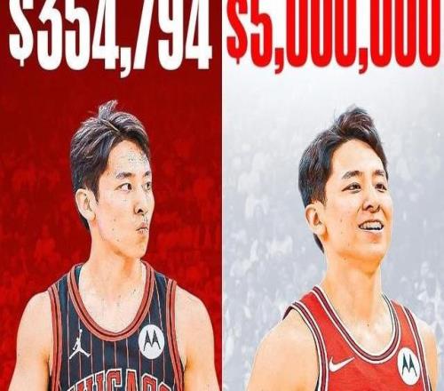 为了NBA梦想少赚500万美金公牛后卫河村勇辉：钱，真不是万能的