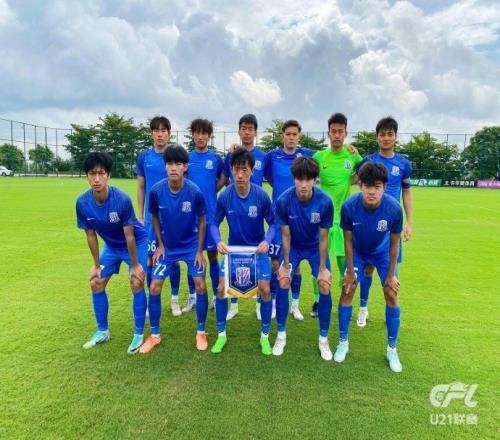 U21联赛预赛第一阶段第1轮，上海申花40战胜青岛海牛