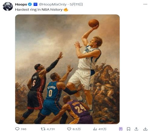 诺天王封神一冠！美媒：11年的冠军是NBA历史上最难冠军