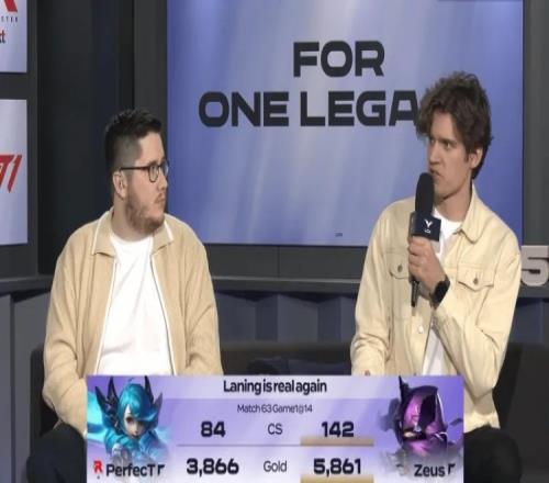 对线打穿！Zeus对阵KT首局比赛14分钟对位压近两千经济58刀