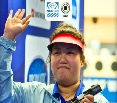 孙瑜洁夺得慕尼黑站女子25米运动手枪冠军，本赛季世界杯三连冠