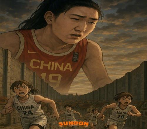 进击的巨人既视感张子宇两战日本无人能挡对方球员落荒而逃