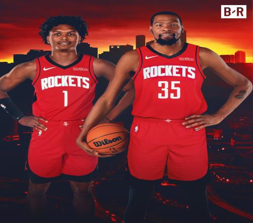 KD7月可签2年1.22亿名记：火箭坚信和杜兰特的合作关系是长期的
