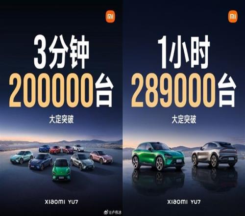 小米YU7又卖爆了！小米集团股价突破60港元创历史新高