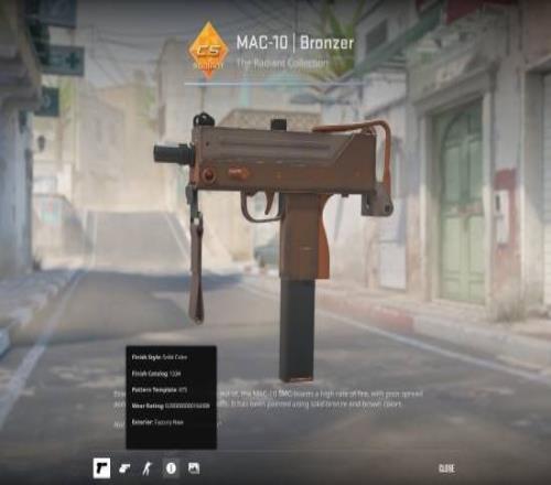 《CS2》磨损经济学！史上最低磨损MAC10天价成交