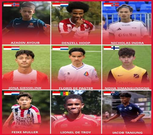 备战U17世界杯！印尼U17召入多达9名双国籍球员，全部效力海外
