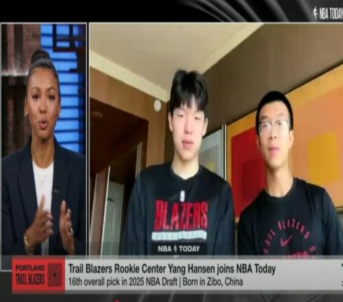 ESPN专访杨瀚森：被选中时刚吃完炸鸡新秀不能说带队只做好自己
