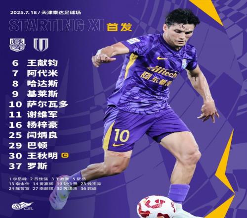 天津津门虎今日首发！