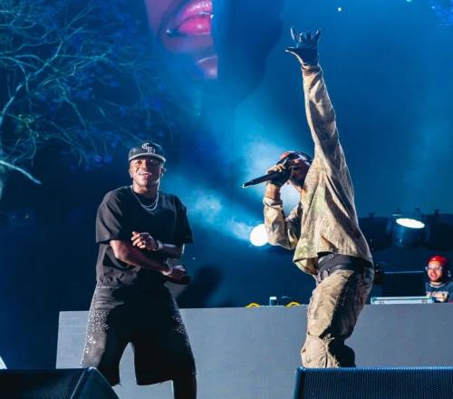 太嗨了！TravisScott参加维尼修斯生日派对并演出卡马文加也在