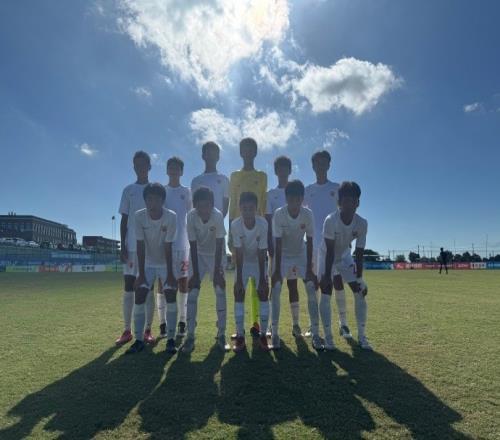 上海海港U15参加南一区916名排位赛，最终2胜1负排名第十