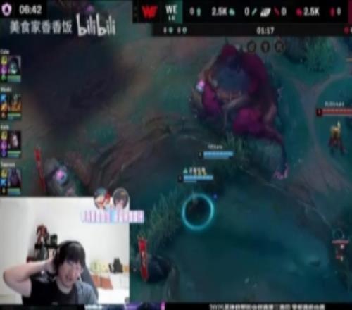 Ning：当时宝蓝提醒肉鸡没买装备，还好我帮他抓了一波